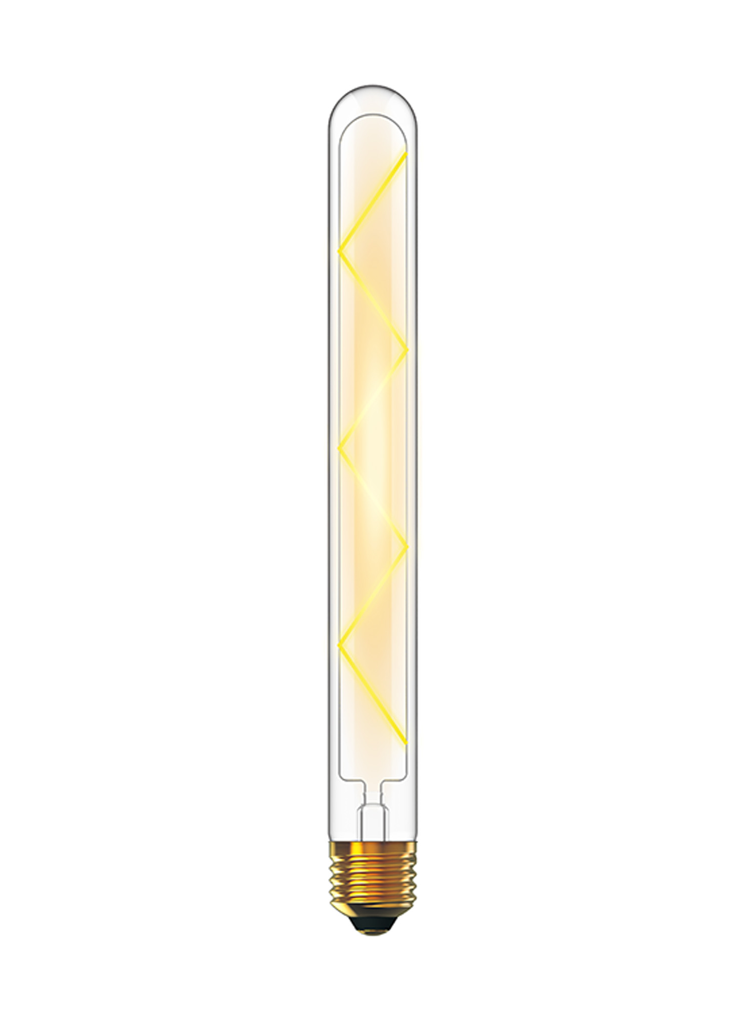 703391263  Classic Deco Tubular Z 280mm 6W E27 Dimmable 2700K 500lm